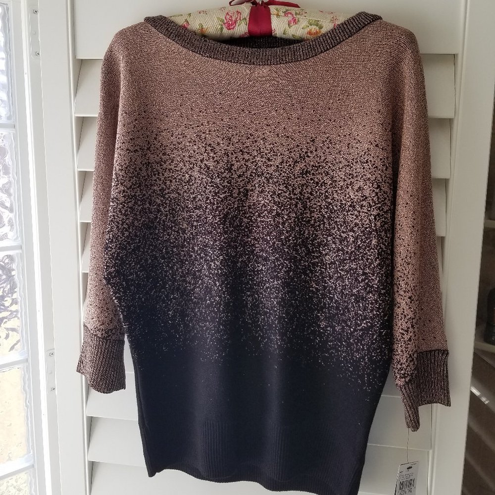 Dolman Speckled Ombré Sweater Top Shirt Blouse Barbiecore Pink Fashion